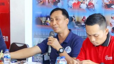 Kepala Dinas P2KBP3A Buleleng, I Nyoman Riang Pustaka (pegang mic); perintahkan seluruh Penyuluh Lapangan KB di Buleleng kumpulkan SKCK