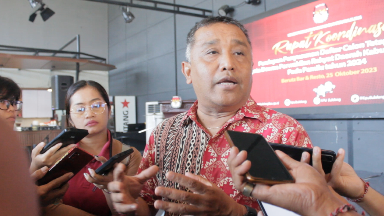 Ketua KPU Bali, I Dewa Agung Gede Lidartawan. Foto: Franz Jr.
