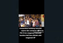 Video viral yang menampilkan masyarakat Buleleng tolak mendukung pasangan capres dan cawapres dari PDI Perjuangan. Foto: Istimewa.